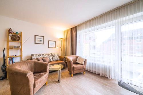 Borkum Ferienwohnung Wohnung Wipsteert - Wohnzimmer