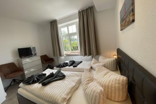 Borkum Ferienwohnung Altes Offiziershaus - Wohnung 1 - schlafzimmer