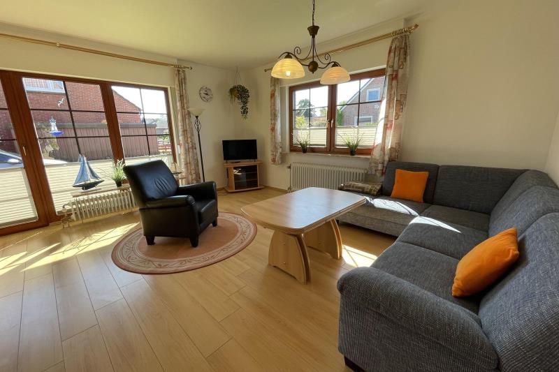 Borkum Ferienhaus Hus Raup-Aantje - Wohnzimmer