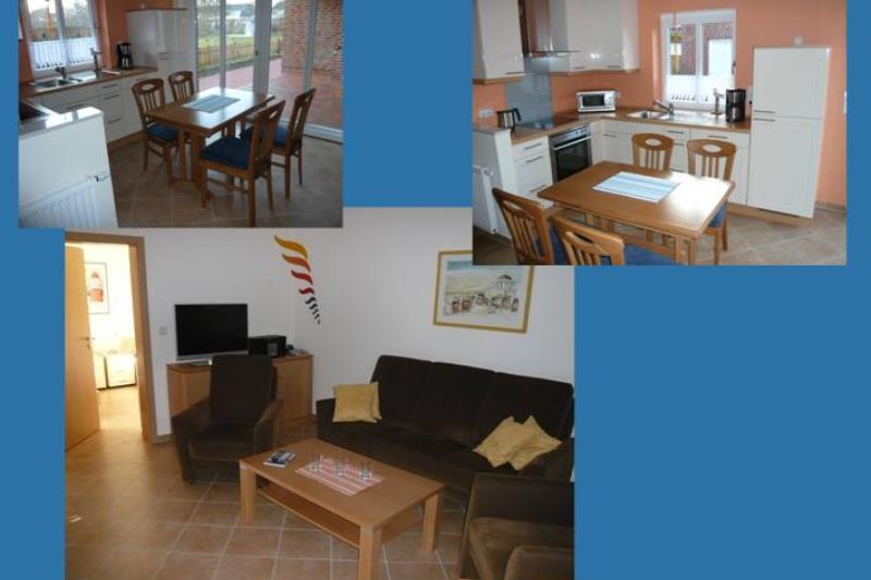 Borkum Ferienwohnung Achter de Dünen - Wohnbereich02