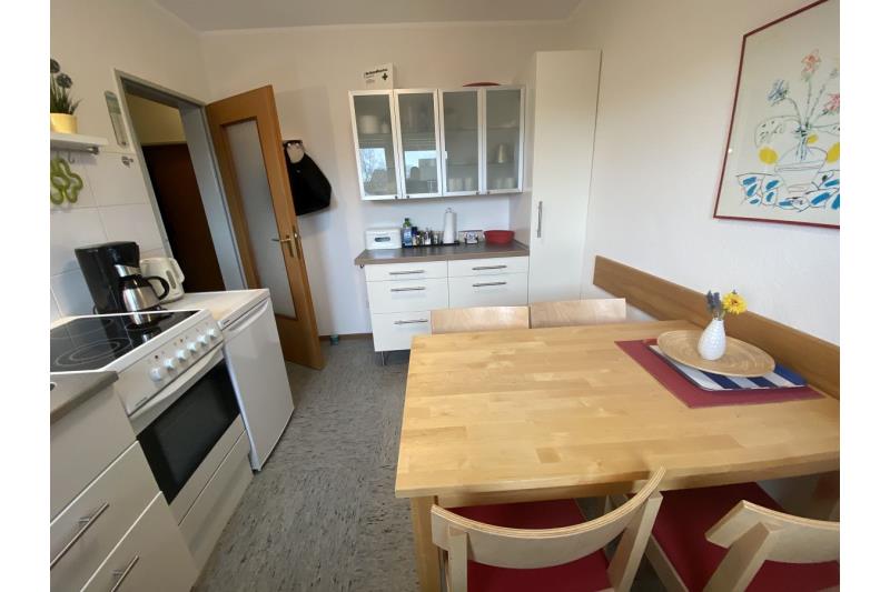 Borkum Ferienhaus Haus Bruno - Küche/OG