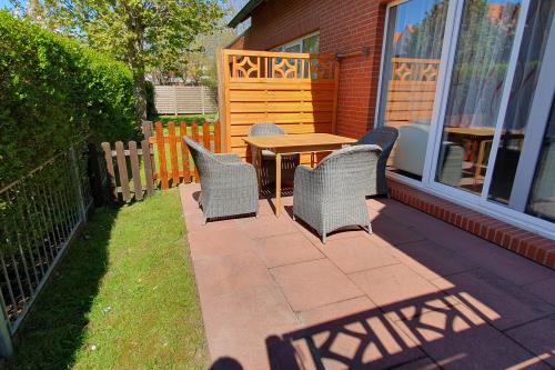 Borkum Ferienwohnung Haus Heike - Terrasse