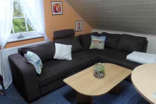 Borkum Ferienwohnung im Haus Jan Granat - Wohnbereich