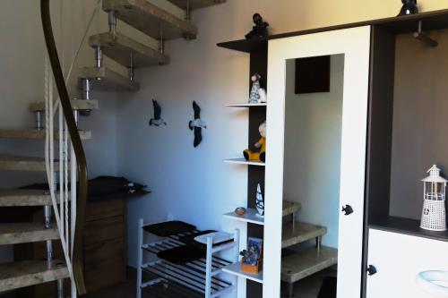 Borkum Ferienwohnung Jutta Lübben - Treppenhaus