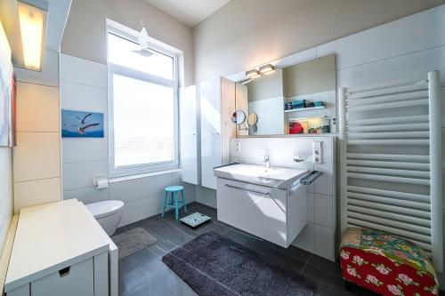 Borkum Ferienwohnung Kolibri - Bad