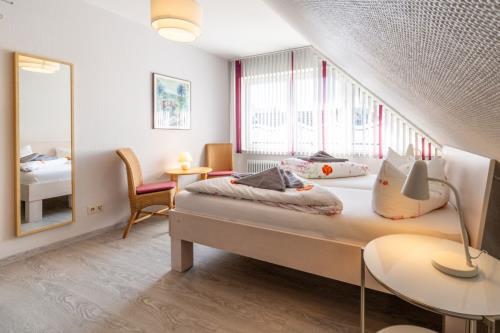 Borkum Ferienwohnung Lütje Greta - Schlafzimmer 1