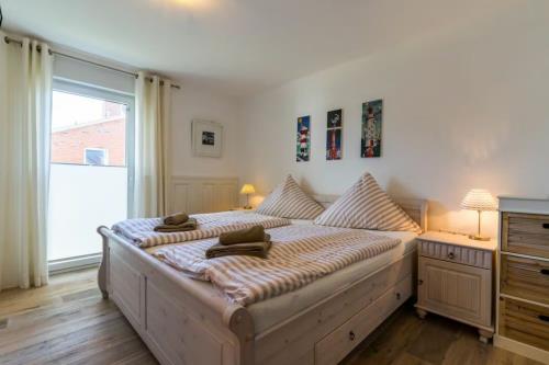 Borkum Ferienwohnung Meeresloge mit Meerblick - Schlafzimmer 2