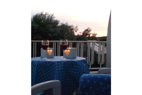 Borkum Ferienwohnung Möwennest III Wohnung 11 - Balkon