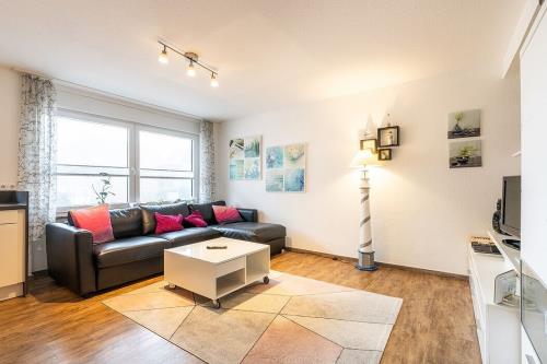 Borkum Ferienwohnung Nordseekrabbe - Wohnzimmer