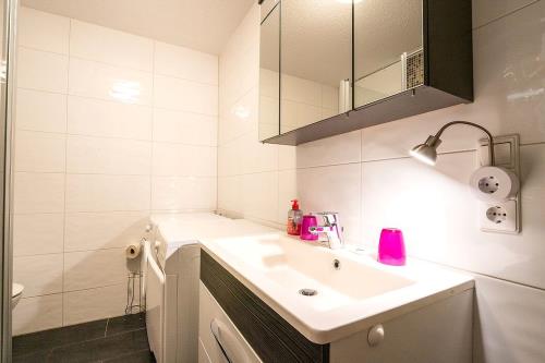 Borkum Ferienwohnung Nordseekrabbe - Bad