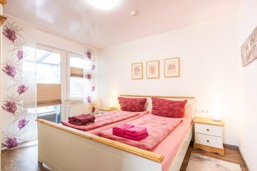 Borkum Ferienwohnung Nordseekrabbe - Schlafzimmer