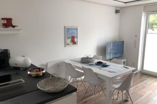 Borkum Ferienwohnung Nordseetraum - Essbereich