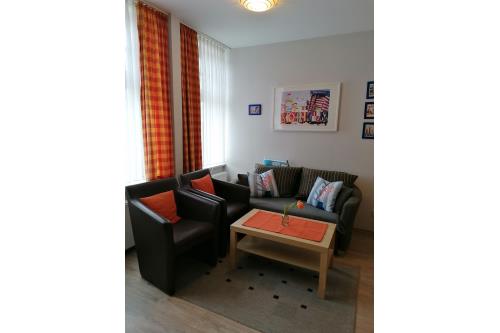 Borkum Ferienwohnung Oskar - Wohnecke