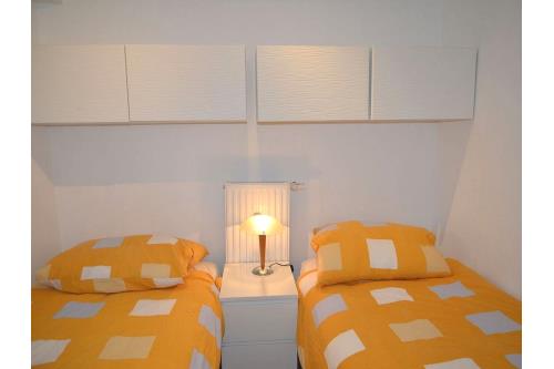 Borkum Ferienwohnung Rathausblick - Schlafzimmer