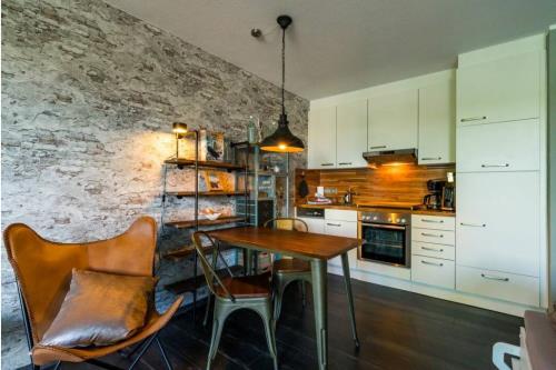 Borkum Ferienwohnung Solveig - Küchenzeile