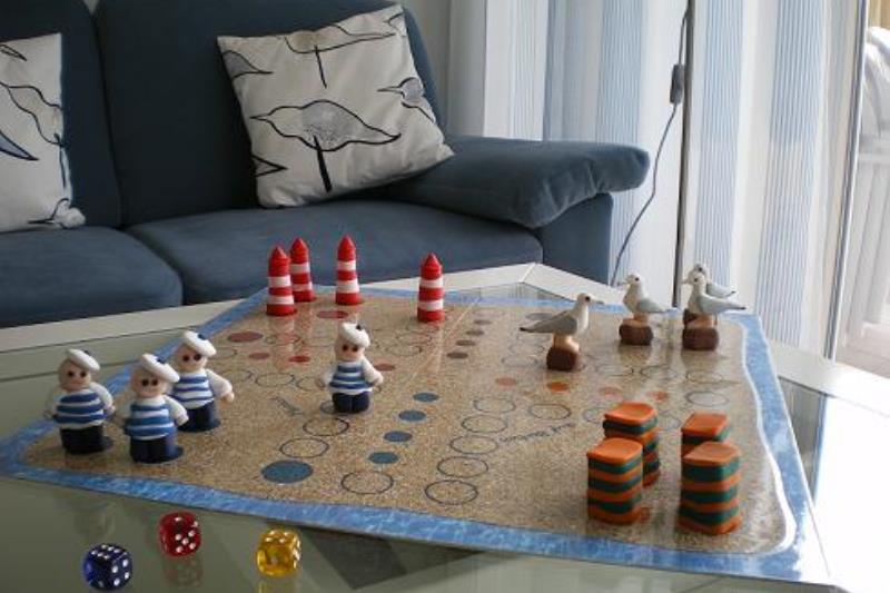 Borkum Ferienwohnung Strandläufer - Mensch ärgere dich nicht