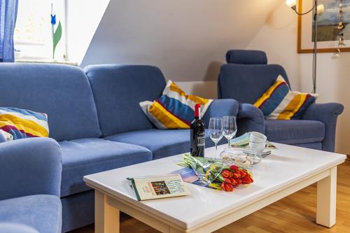 Borkum Ferienwohnung Trientje / Haus Leuchtturmkieker - Wohnbereich