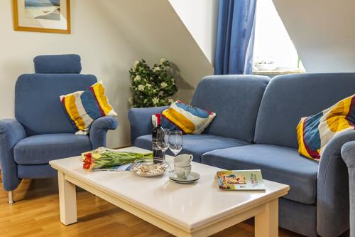 Borkum Ferienwohnung Trientje / Haus Leuchtturmkieker - Wohnbereich