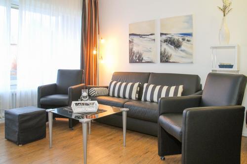 Borkum Ferienwohnung Ubbens - Wohnzimmer