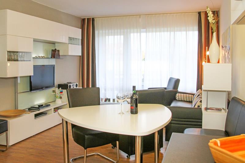 Borkum Ferienwohnung Ubbens - Wohnzimmer