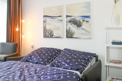 Borkum Ferienwohnung Ubbens - Schlafsofa