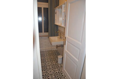 Borkum Ferienwohnung Villa Scherz - Bad