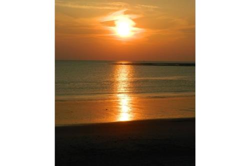 Borkum Ferienwohnung Weihrauch - Sonnenuntergang auf Borkum