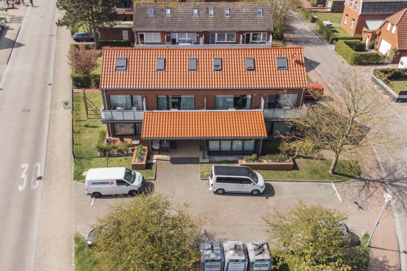 Borkum Ferienwohnungen Haus Deich 71 - DJI 0200