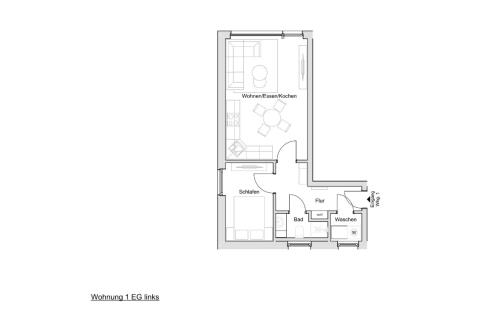Borkum Ferienwohnungen Haus Deich 71 - Wohnung 1 - 2024 12 10 Deichstraße Borkum Whg 1 1