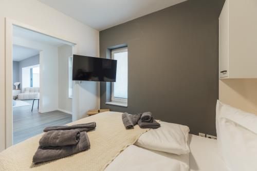 Borkum Ferienwohnungen Haus Deich 71 - Wohnung 7 - Schlafzimmer 2