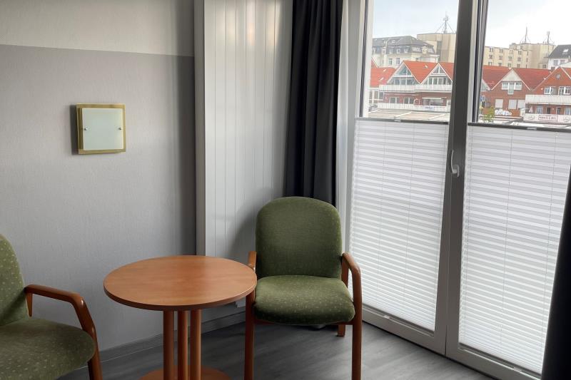 Borkum Hotel Haus Passat - Doppelzimmer 10 OG - 10 OG - Sitzecke