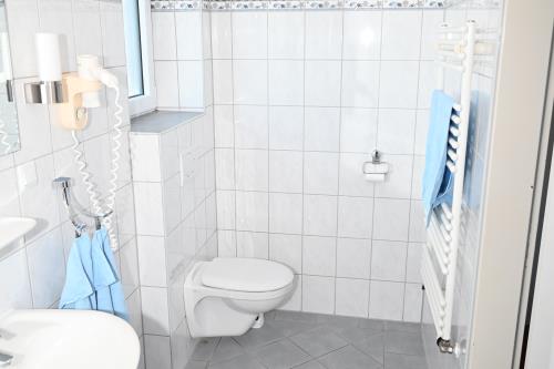 Borkum Hotel Haus Passat - Studio Meerblick 12 OG - Bad