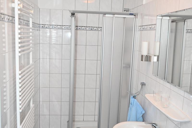 Borkum Hotel Haus Passat - Studio Meerblick 12 OG - Bad