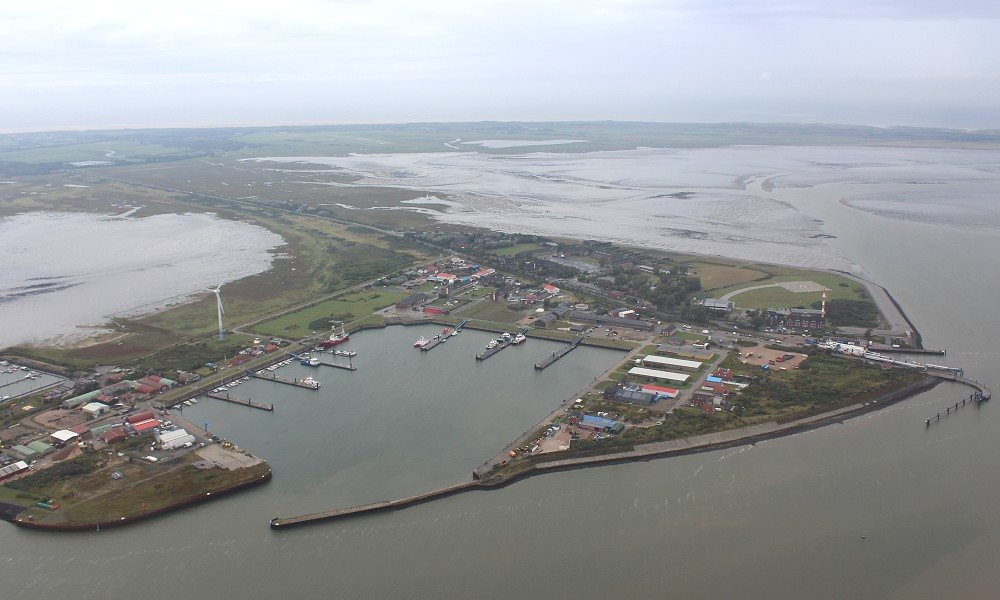 Borkum Hafen - Luftbild