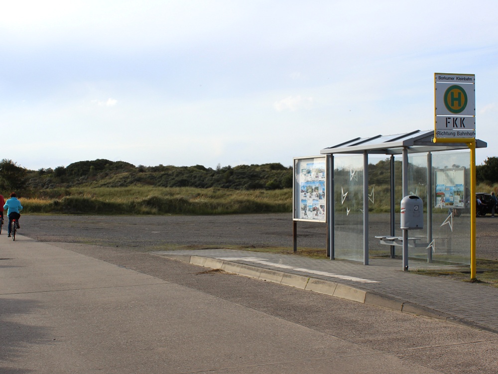 Bushaltestelle FKK Strand