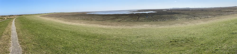 Deichweg auf Borkum