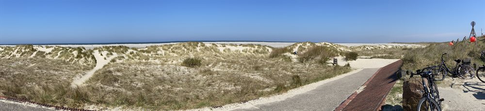 Modell der ehemaligen Borkumer Kugelbake