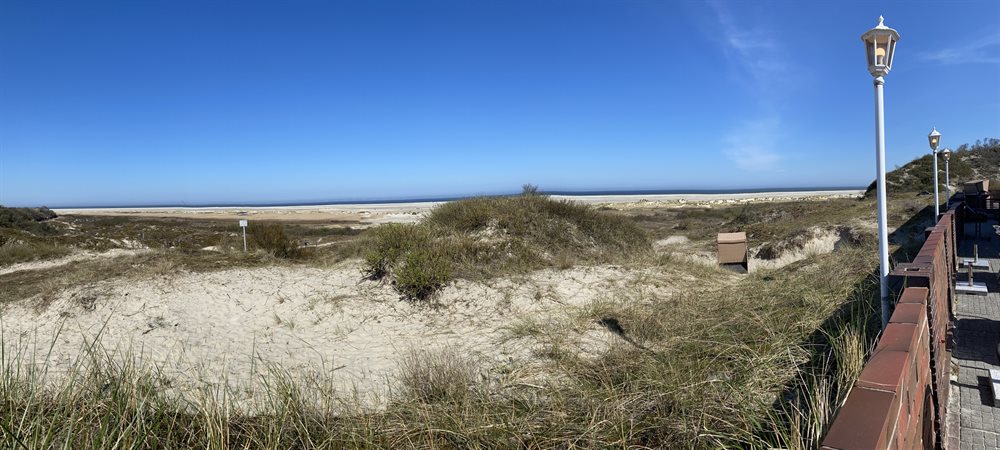 Seeblick am Borkumer Strand
