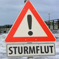 Sturmflut Warnung